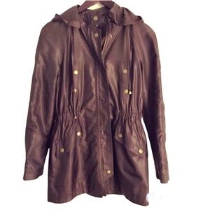 Hilton Hollis New York Hooded Outdoor Anorak Jacket Size Small